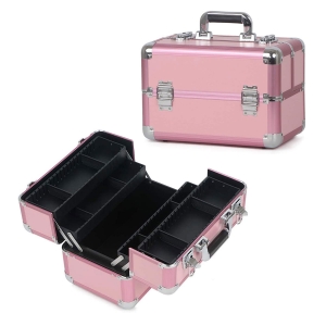 Cốp đựng mỹ phẩm trang điểm Hamaca LS362224 Pink | Hợp kim nhôm | Makeup | Nối mi | Phun xăm